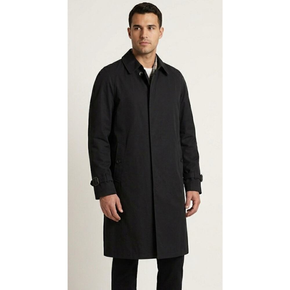 Vtg Burberrys’ Men’s Trench Coat – Made in England – Nova Check Lining Burberry